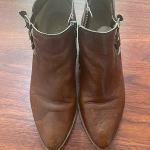 Frye low cut ankle boots.